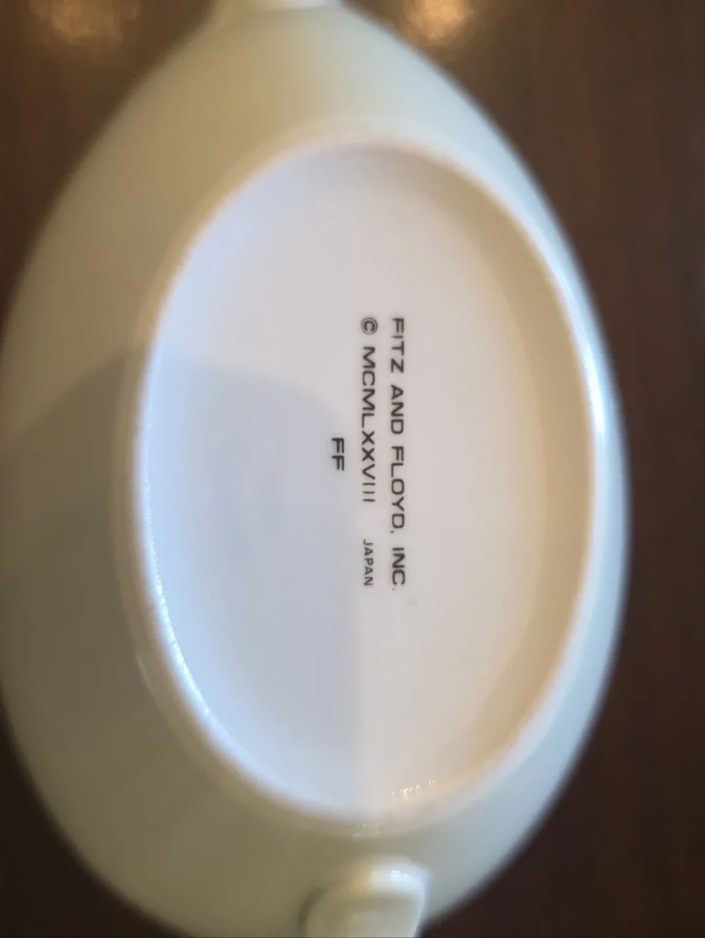 Fitz And Floyd Inc. Classic Ceramic Gravy Boat in Pale Mint